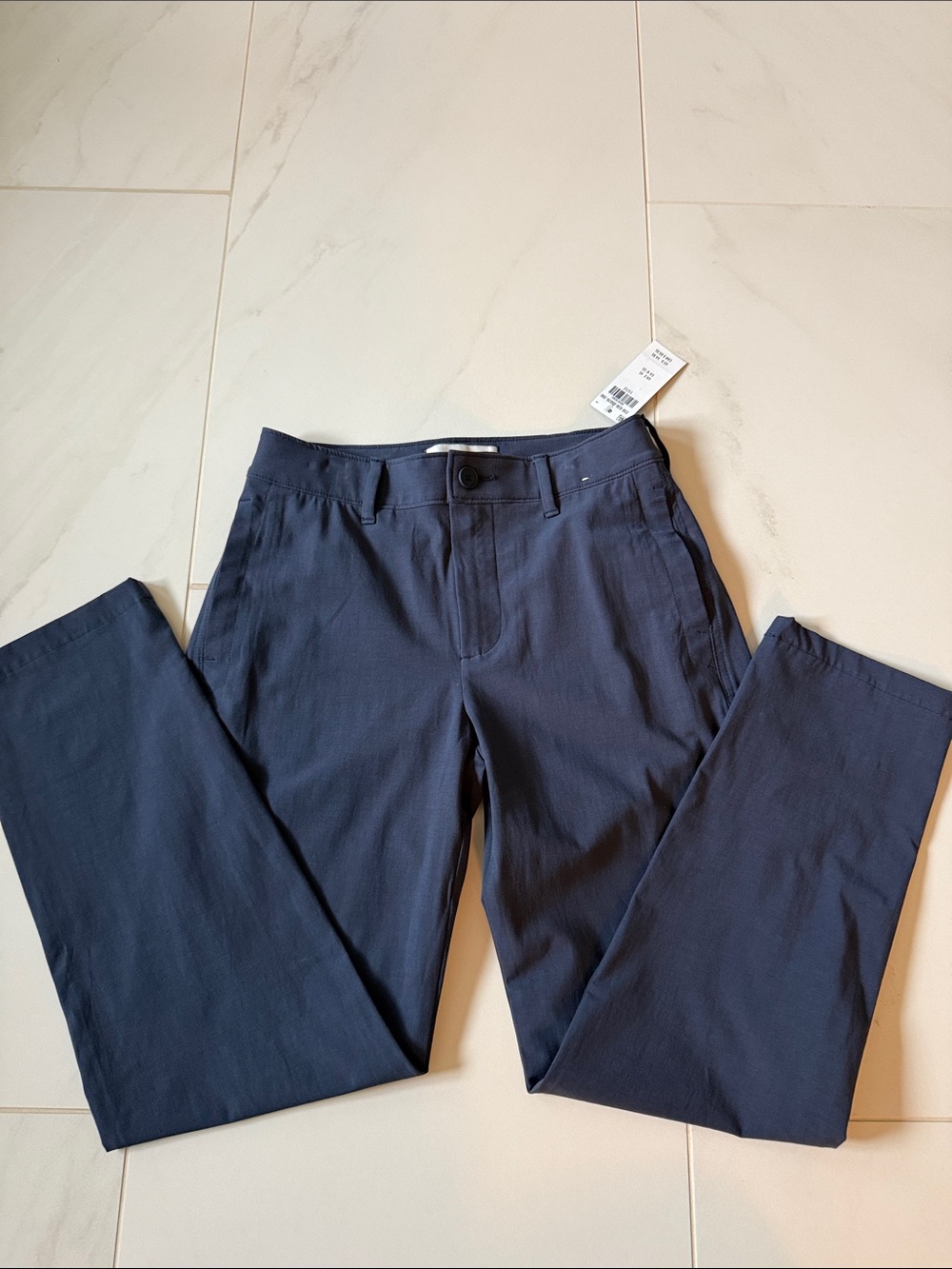 abercrombie kids Navy Cotton Blend Chinos